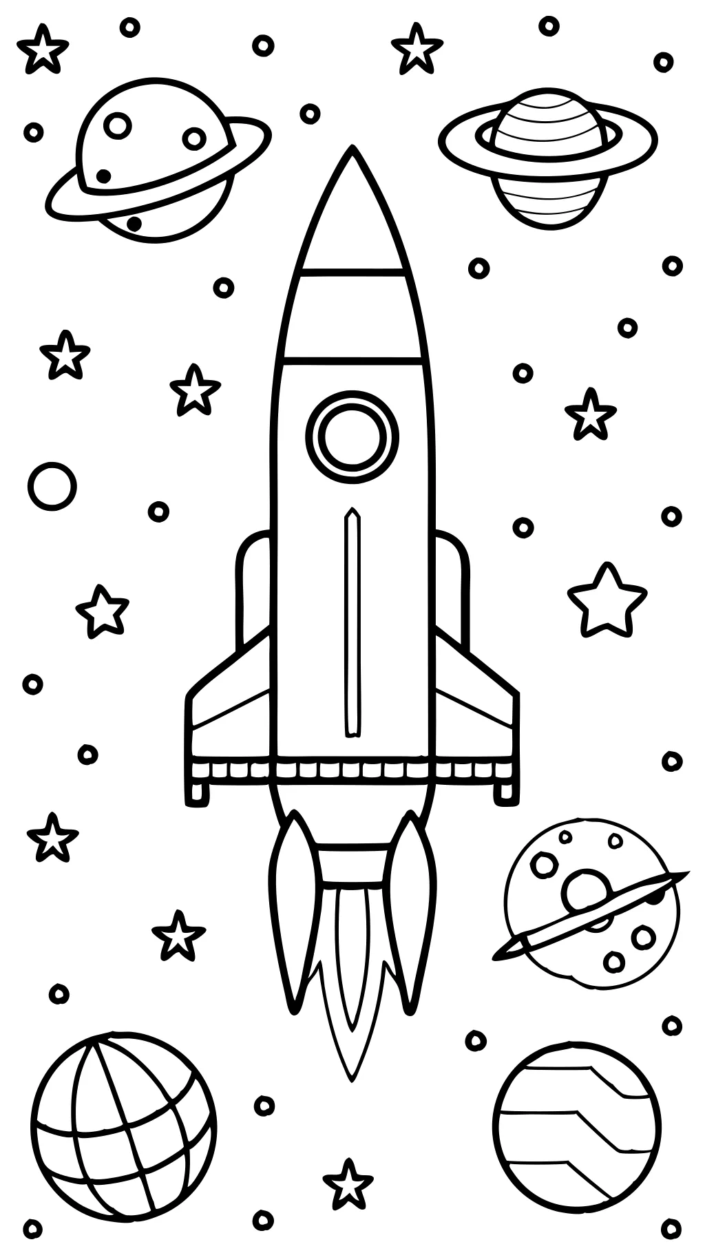 coloriages spatiaux